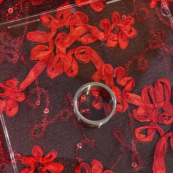 Mens Wedding Band Stainless Sz 11-1/2 - Picture 6 of 6